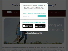 Tablet Screenshot of crystalpharmacy.net